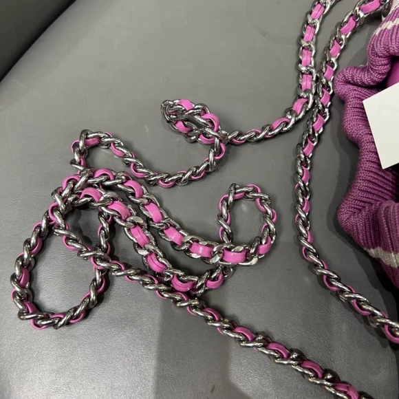 Floral MOSCHINO Couture Jeremy Scott Violet Biker Jacket Leather Shoulder Bag - Picture 4 of 5